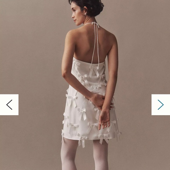 Anthropologie Hutch Halter Bow Mini Dress *Never Worn* - Picture 2 of 6
